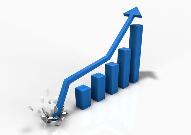 Distributors Blog showing upward trend